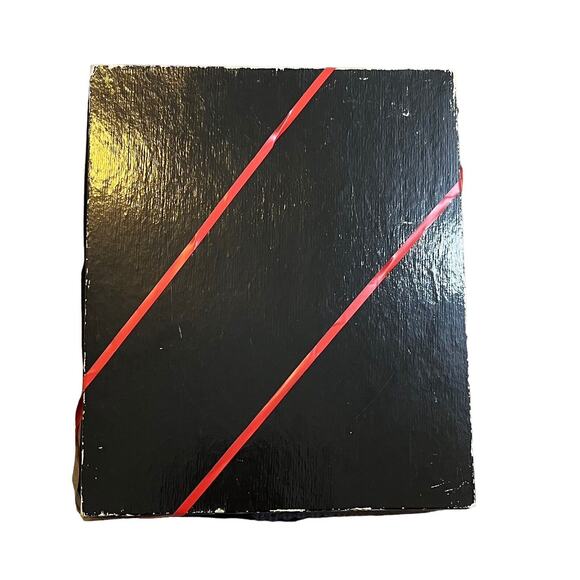 VTG 80's Leg Warmers Hat Set Warm Acrylic Knit Purple Blue Woven Retro Ballet - Picture 3 of 5